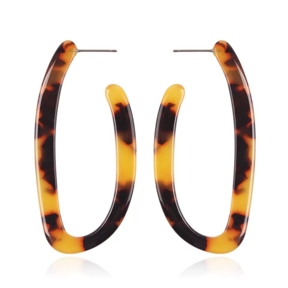 Tortoise shell earrings
